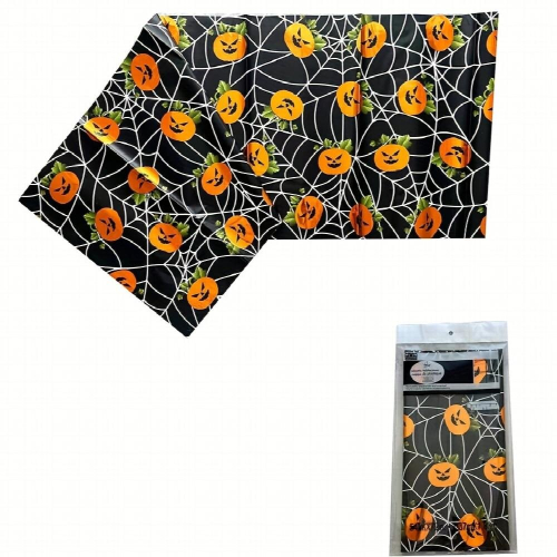 Halloween Disposable Party Aluminum Foil Halloween Tablecloth Horror Tablecloth Pumpkin Tablecloth And Water Resistant Party Decoration Table Cover on OnBuy