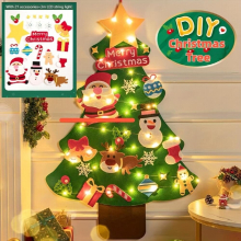DIY Felt Christmas Tree Felt Christmas Tree Snowman Puzzle Diy Decorative Felt Christmas Tree Gift