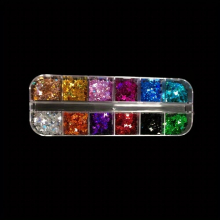 1 Box Holographic Nail Glitters Sequins Set Laser Butterfly Heart Alphabet Letter Star Chunky Glitter Flakes Acrylic Nail Art Tips Stickers Decoration