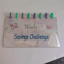 Savings Binder 52 Weeks DIY Savings Challenge As Great Gift