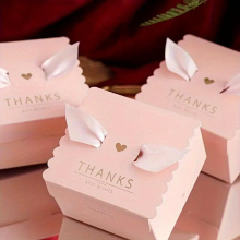 3pcs Candy Boxes Baking Small Gift Boxes Chocolate Paper Boxes Party Supplies Party Decoration
