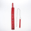 Adjustable Pad Leather Collar Choker With Chain Detachable Leash Red 5