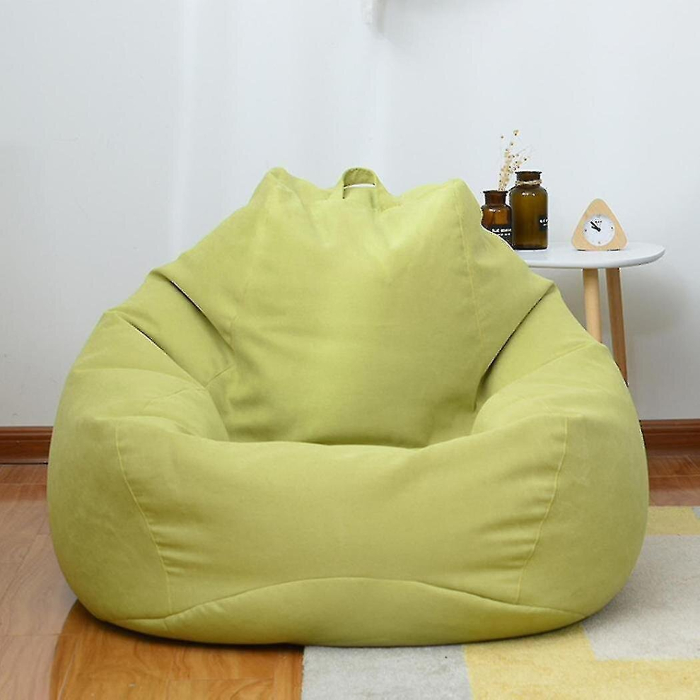 (Green, 100 * 120cm) Brand New Extra Large Bean Bag Chairs Couch Sofa Cover Indoor Lazy Lounger For Adults Kids Hotsale!