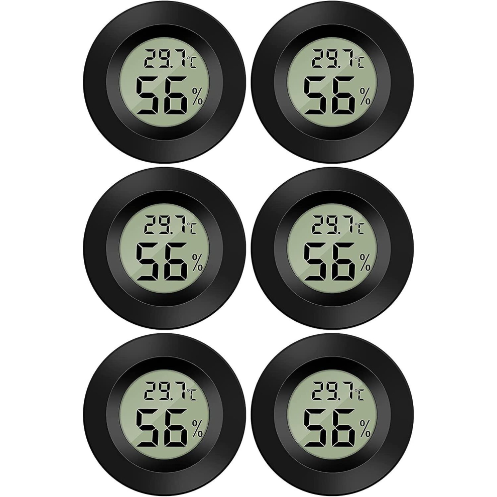 Mini Digital Lcd Thermometer Hygrometer Temperature Humidity Portable Thermometer Thermo Hygrometer Indicator For Office Kitchen Humidors Incubators R