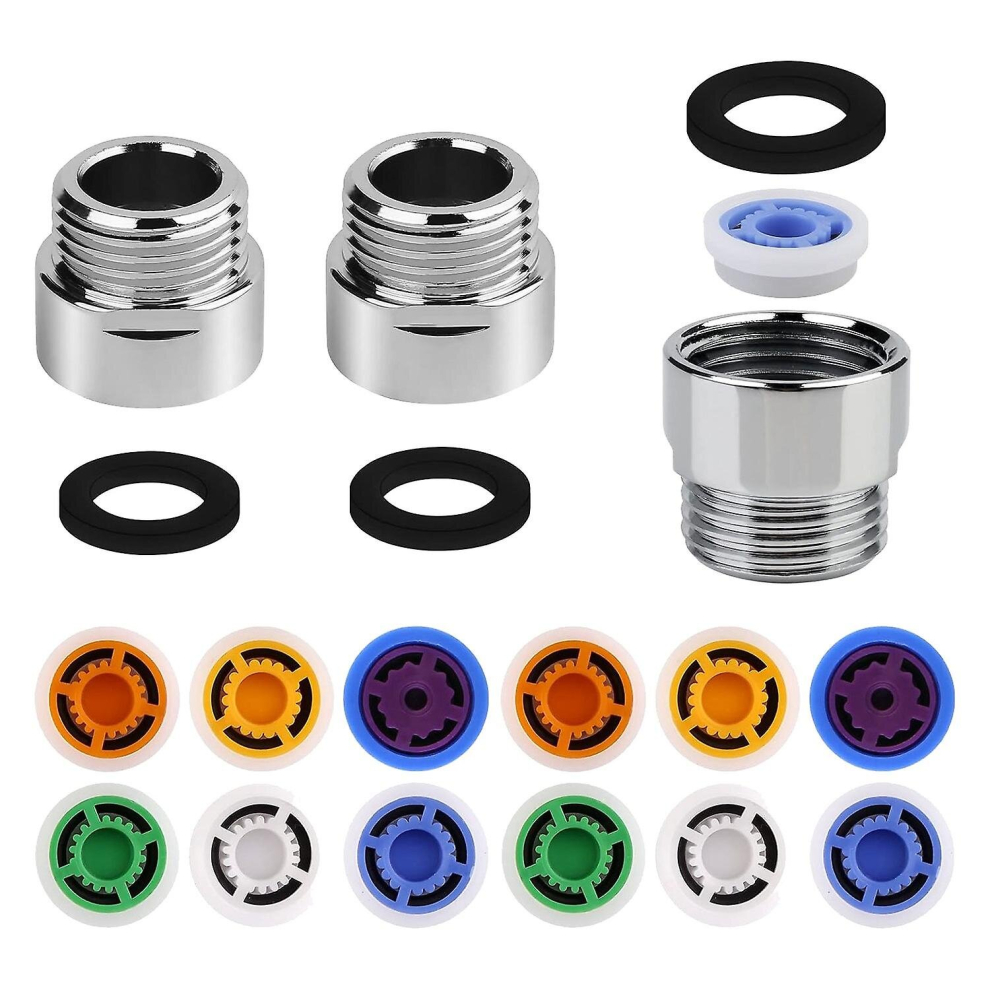 16 Pieces Shower Flow Limiter Set 4L/6L/7L/8L/10L/12L Shower Water Saving Water Saving Insert Suita 9326616332443