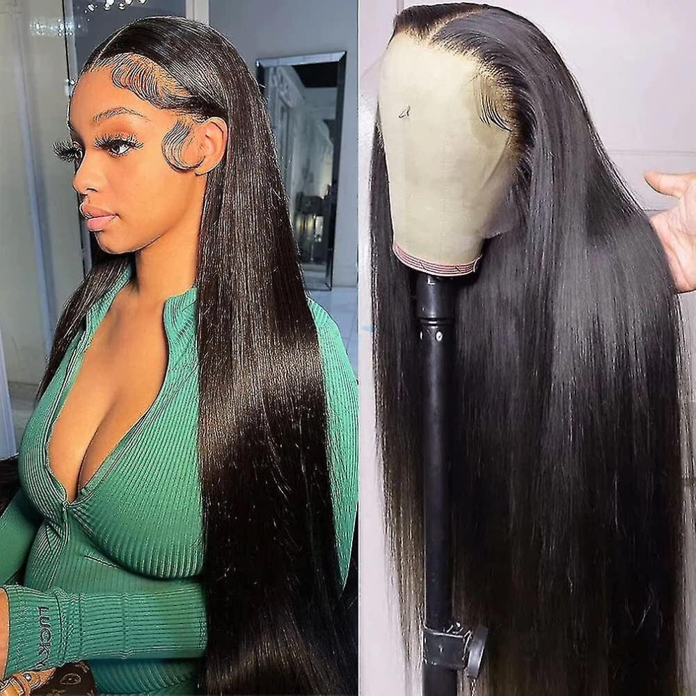 Brazilian Straight Human Hair Lace Front Wigs Glueless Human Hair Wigs