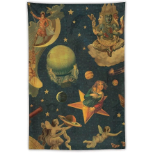 The Smashing Pumpkins Tapestry Flag Mellon Collie And The Infinite Sadness Poster Polyester Wall Art Print Gift Picture Painting Tapestries Artwork Be