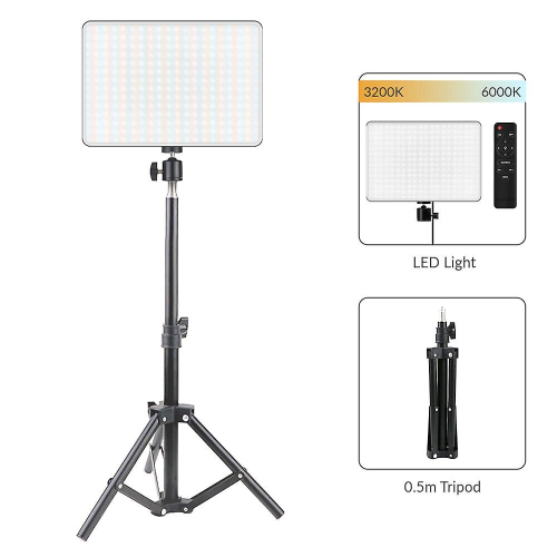 Led Video Light Photo Studio Kits Professional Photography Lighting Dimmable Lighting Panel 2
