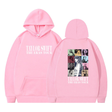 (pink+white, M) TAYLOR SWIFT Athleisure Hoodie Printed