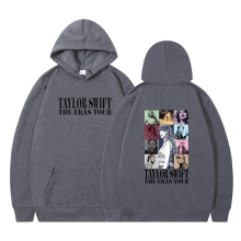 (dark gray+black, S) TAYLOR SWIFT Athleisure Hoodie Printed