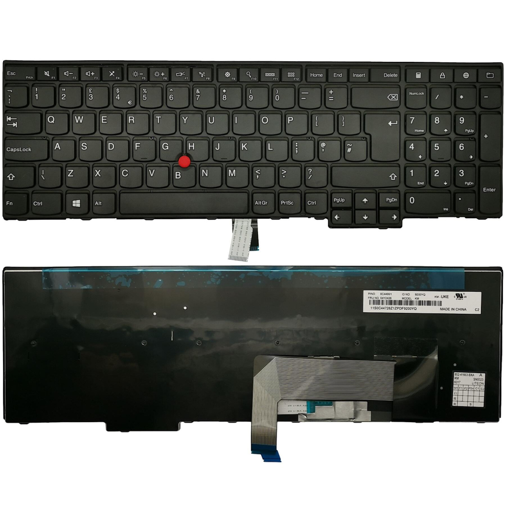 Lenovo Thinkpad L540 T540p W540 T550 W550s W541 T560 P50s Keyboard Uk 04Y2455