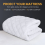 Imperial Rooms (Quilted-Super King) Quilted Mattress Protector Extra Deep Single Double King Sizes 6