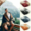 (Grey) New wool Cashmere Throw Plaid Blankets Pillow Sofa Bedding Shawl 2
