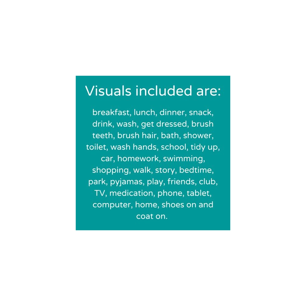Now and next board for autism with 35 visual symbols for home by create