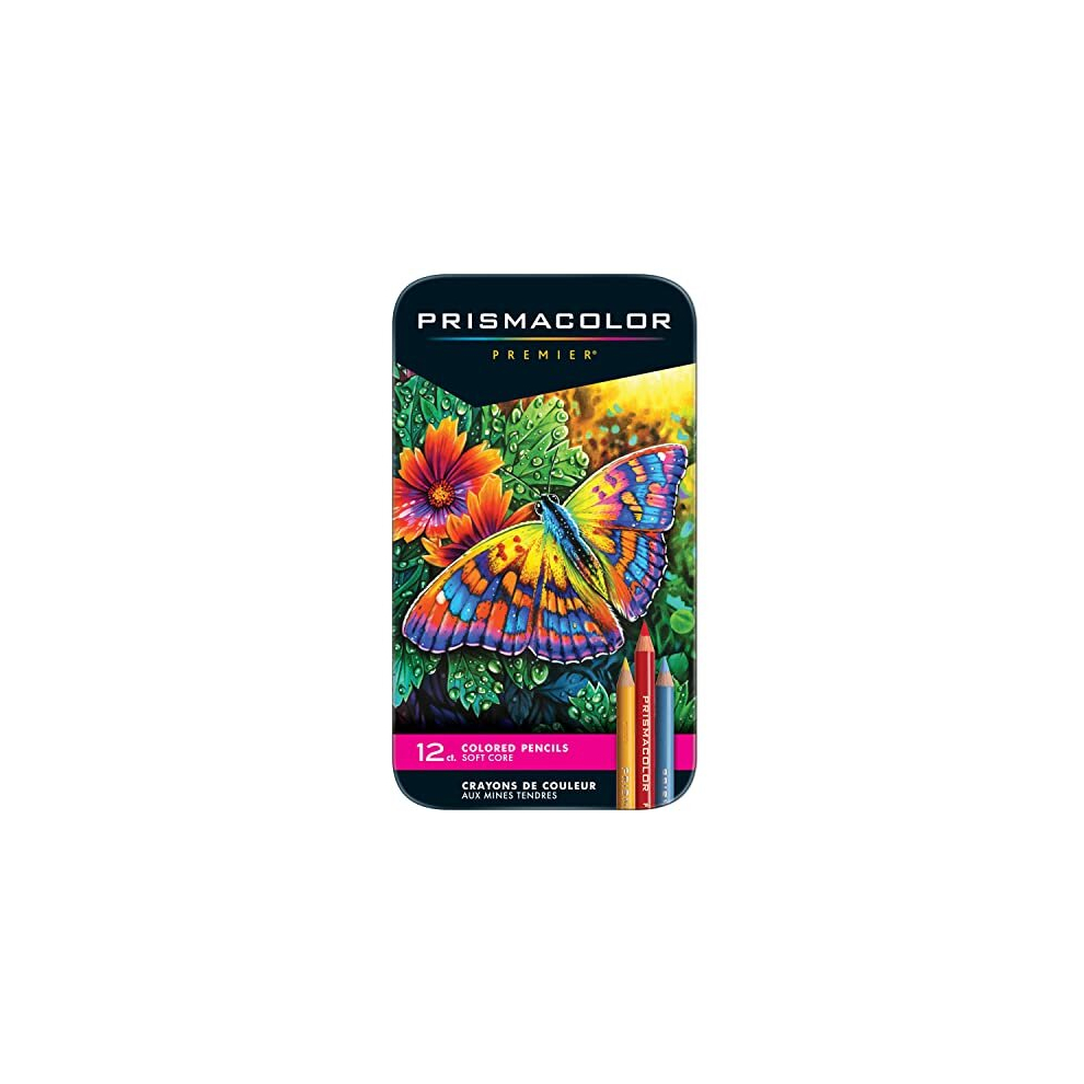 Sanford Prismacolor Premier Colored Pencils, Pack of 12, Multi-Colour