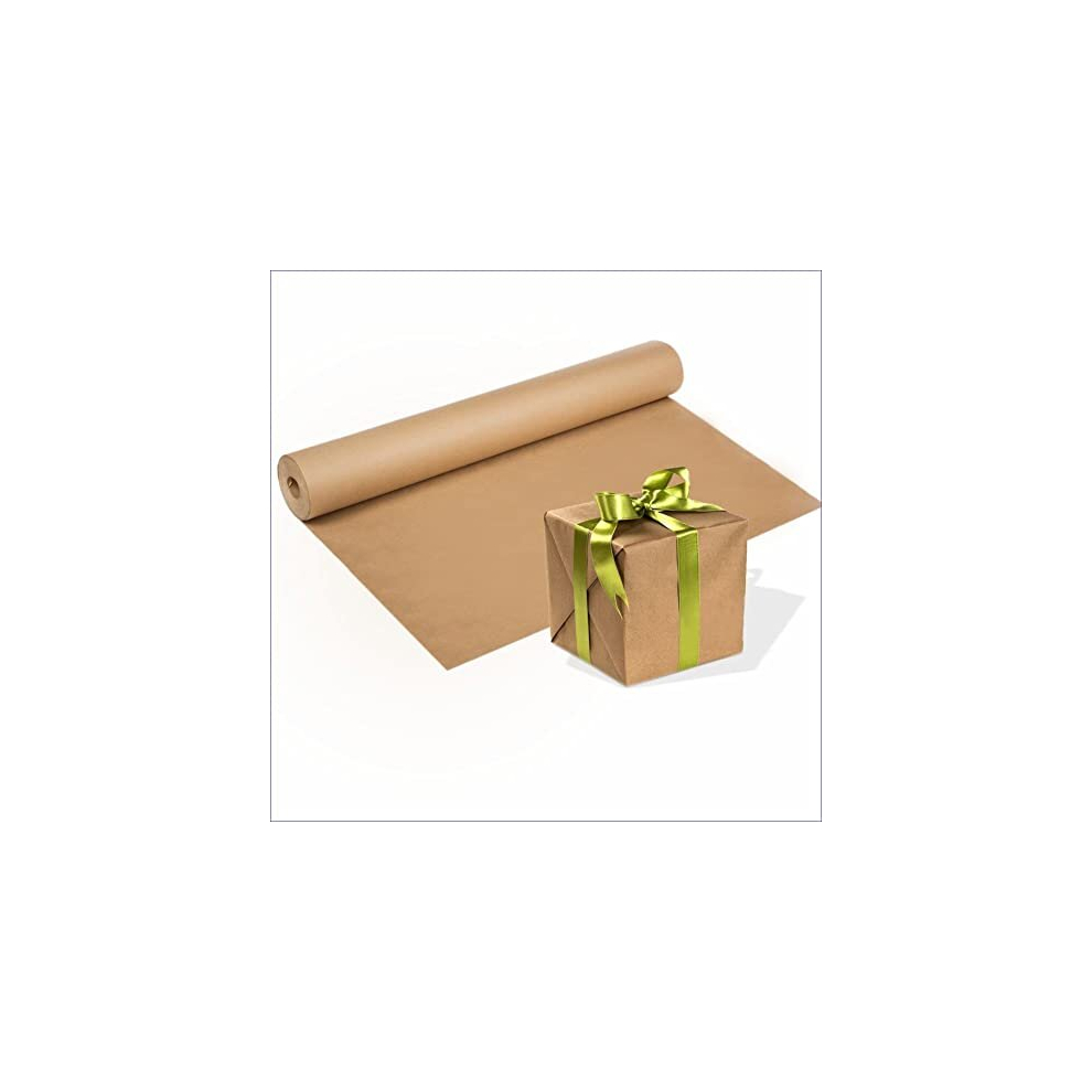 Brown Paper Roll Wrapping Paper Kraft Parcel Sheet Bouquet Christmas Presents Birthday Xmas Gift Packing Art Craft Postal Shipping Packaging