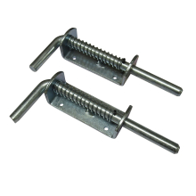 (Pack of 2) Spring Loaded Shoot Bolts 16MM X 265MM (Gate Door)