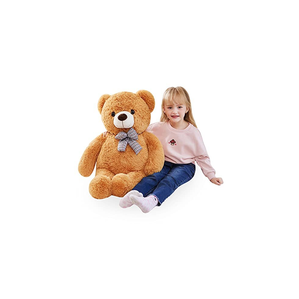 IKASA Giant Teddy Bear Soft Toys Stuffed Animals (78cm, brown)