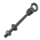(Single) Wire Mesh Fencing Fixing Hooks (Galvanised Post) 1