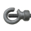 (Single) Wire Mesh Fencing Fixing Hooks (Galvanised Post) 9