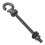 (Single) Wire Mesh Fencing Fixing Hooks (Galvanised Post) 2