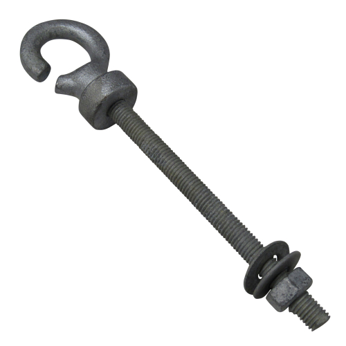 (Single) Wire Mesh Fencing Fixing Hooks (Galvanised Post) 1