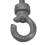 (Single) Wire Mesh Fencing Fixing Hooks (Galvanised Post) 12