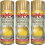 Rapide 3x200ml METALLIC Glittring Gold Christmas Paint tree decorations spray 2