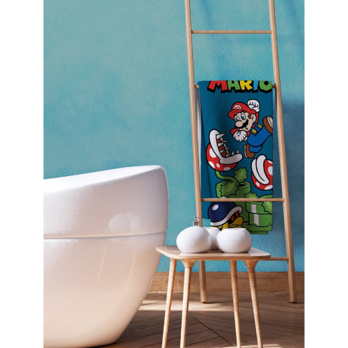 Super Mario Nintendo Super Mario Leaping 100% Cotton Towel 2