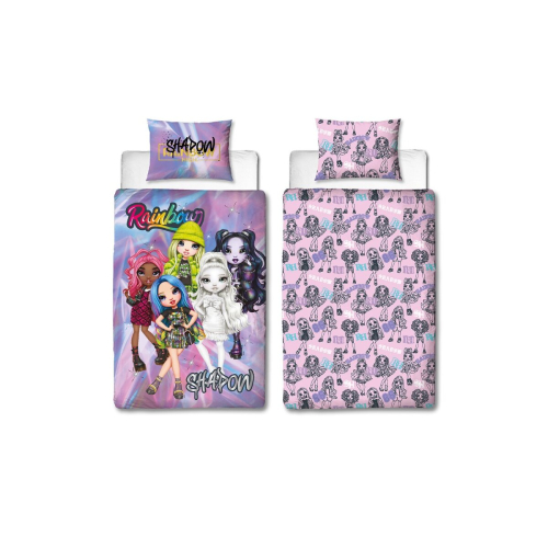 Rainbow High Rainbow Single Duvet Cover and Pillowcase Set 2
