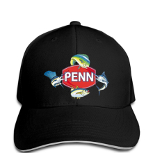 Penn Four Reels of Fish Fishinger Logo Baseball Cap - Adjustable Polyester Golf Hat, Breathable All-Season Cap for Men & Women