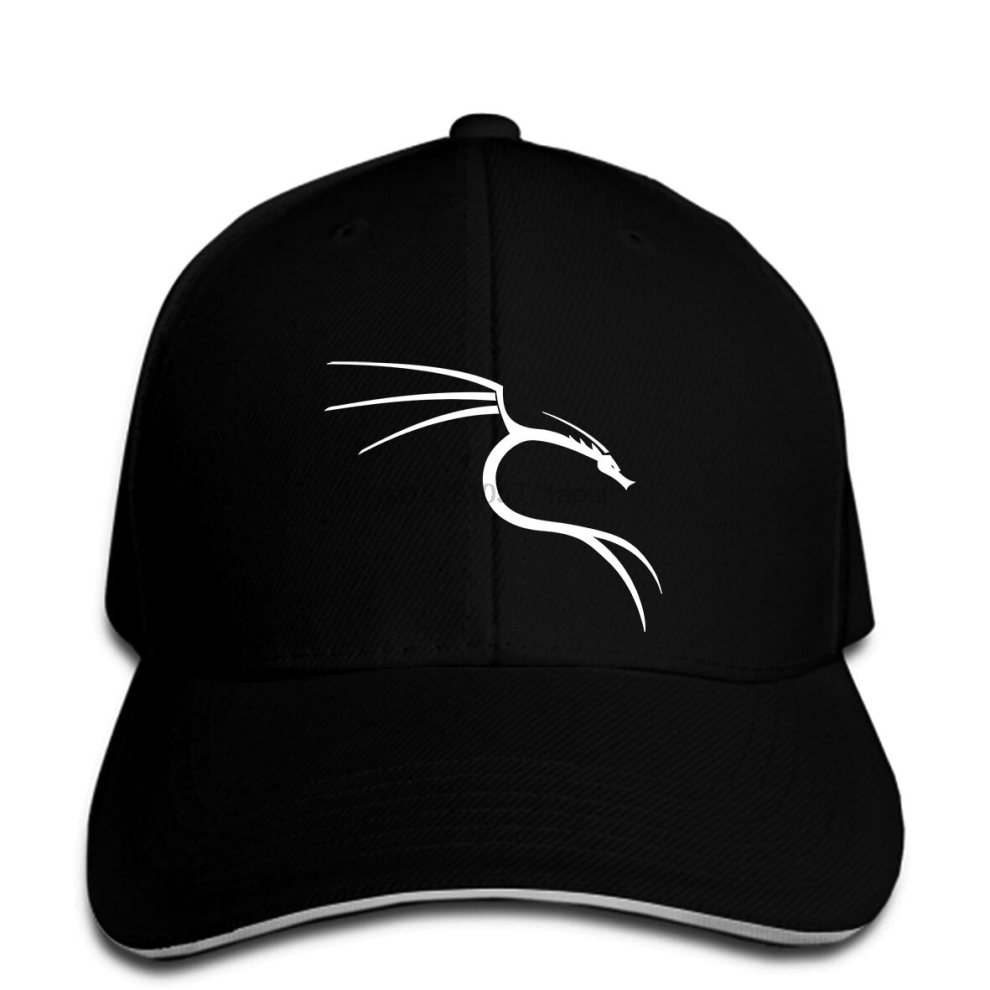 Spxubz Baseball Cap Kali Linux Dragon Baseball Caps Fashion D Print Hats Black