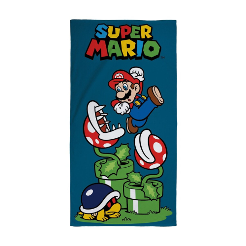 Super Mario Nintendo Super Mario Leaping 100% Cotton Towel