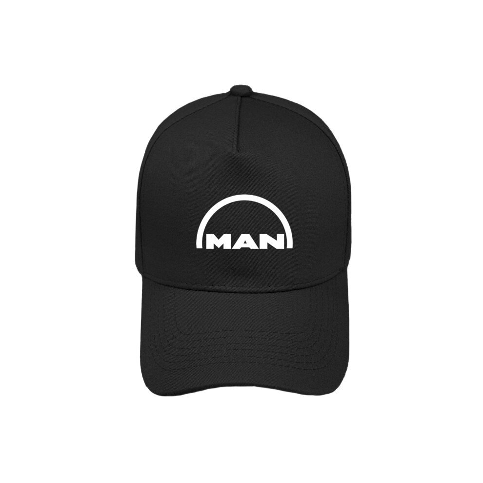 (One Size, Black) New MAN Truck Baseball Cap Men and Women Fashion MAN Truck Hat Cool Outdoor Sports Hats