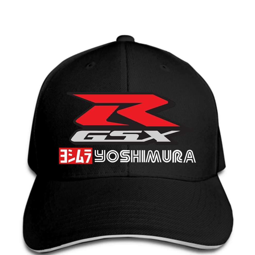 Spxubz Baseball Cap Suzuki Gsxr Yoshimura Logo Motor Mens Hat Mens Casual Hat Black