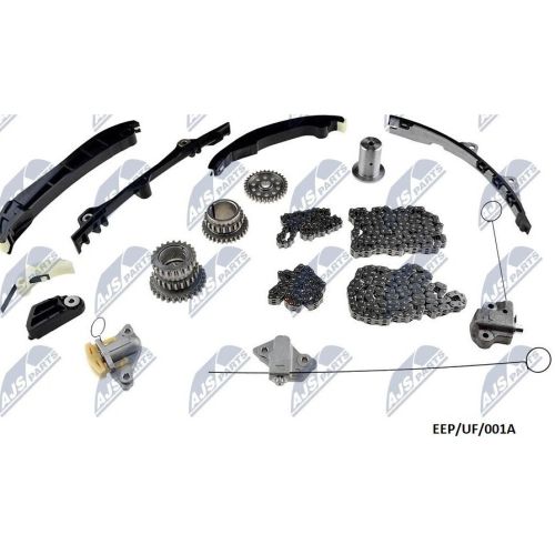 NTY Timing Chain Kit & Component Set for Chrysler 200 UF 3.6L 2015-2017 EEP/UF/001A