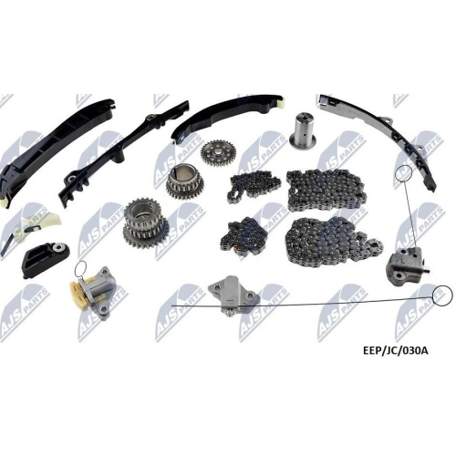 NTY Timing Chain Set & Component Kit for Dodge Journey 3.6L 2011-2019 EEP/JC/030A