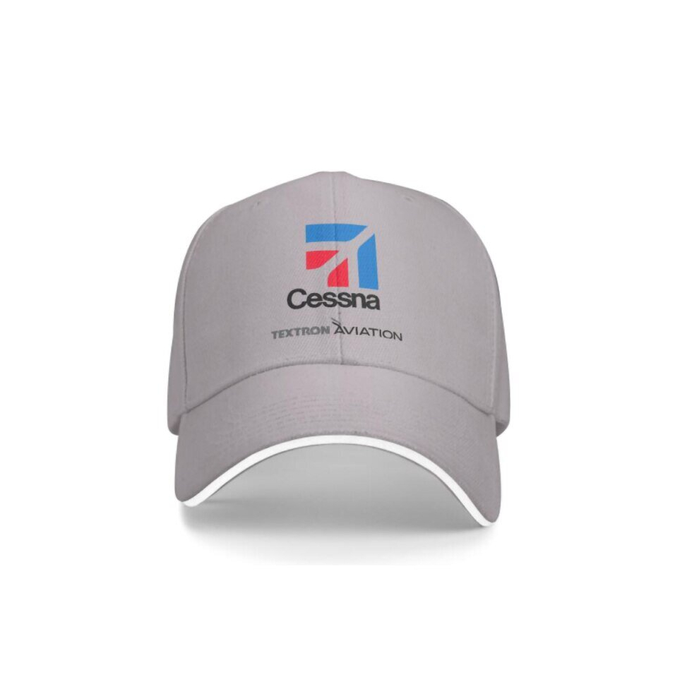 (One Size, gray) Cessna Trucker Cap Snapback Hat for Men Baseball Mens Hats Caps