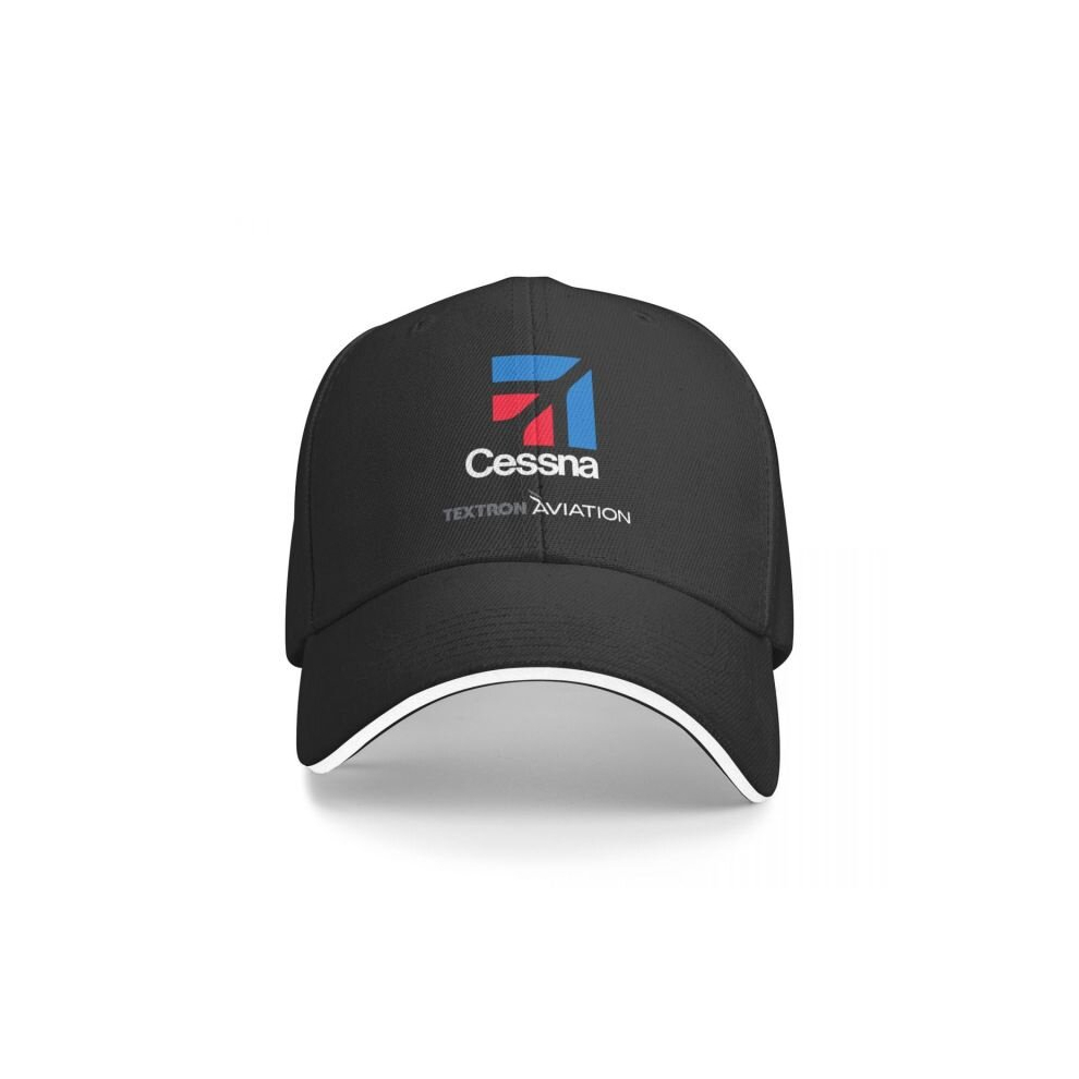 (One Size, black) Cessna Trucker Cap Snapback Hat for Men Baseball Mens Hats Caps