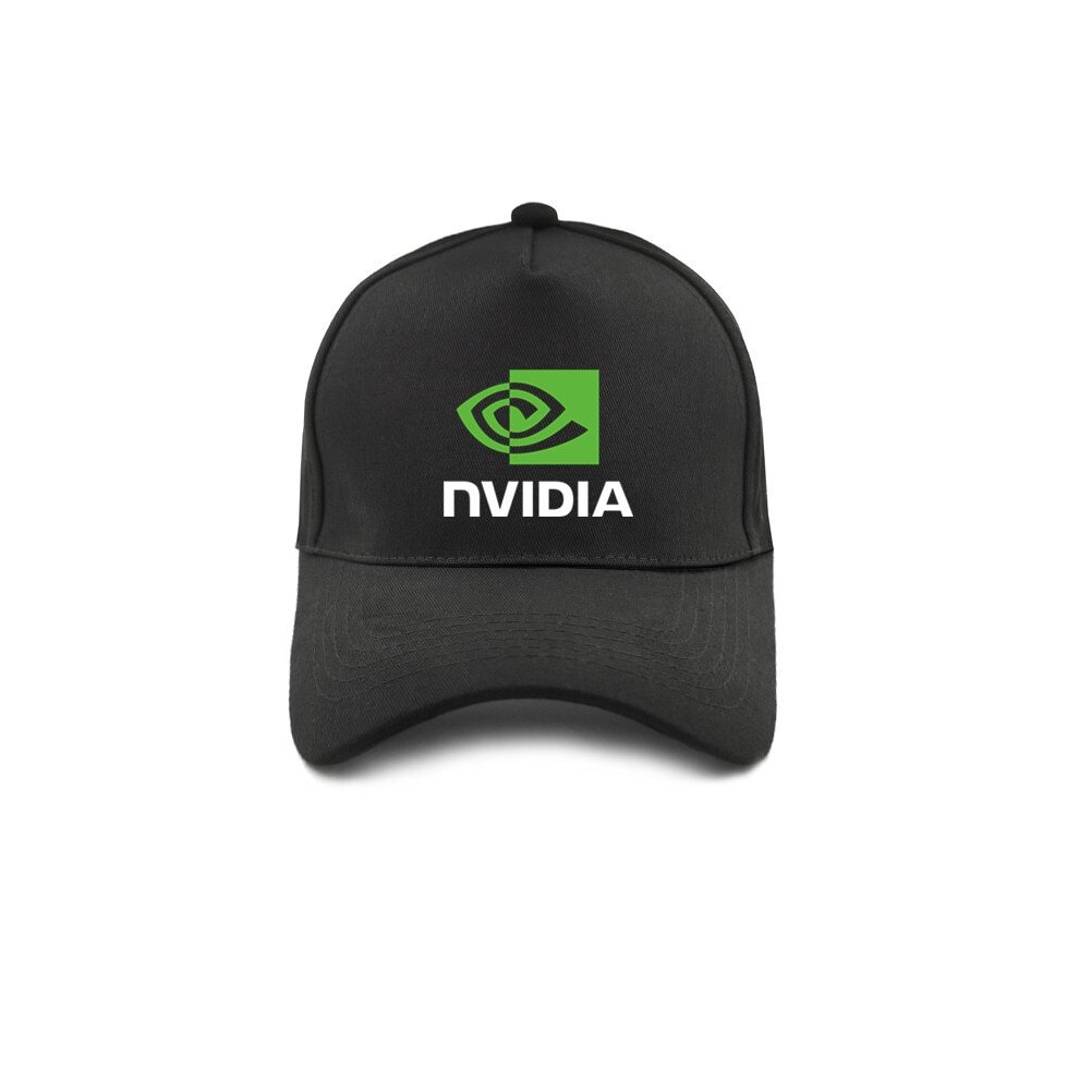 (One Size, black) CPU Nvidia Baseball Caps Men Cool Nvidia Hats Unisex Adjustable Snapback Cap