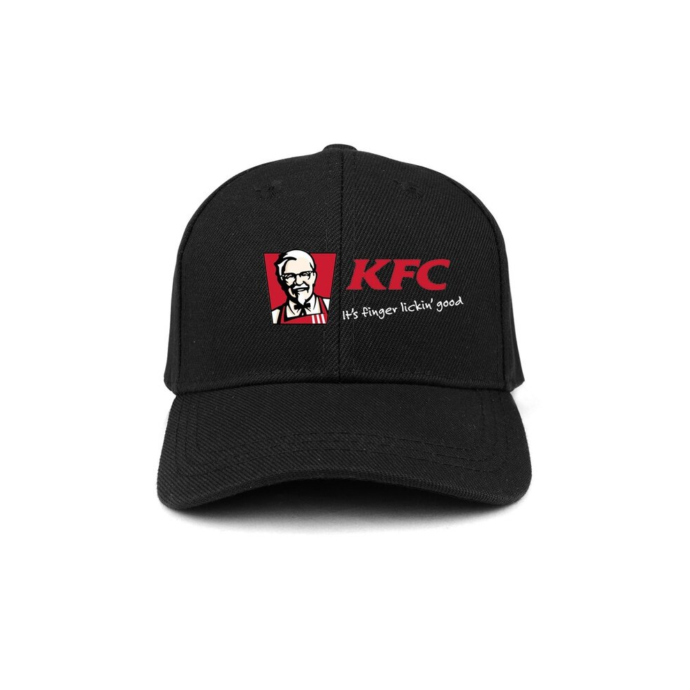 (One Size, black) NEW KFC Logo Hat Cap Unisex Men Women Cap Baseball Cap Sports Cap