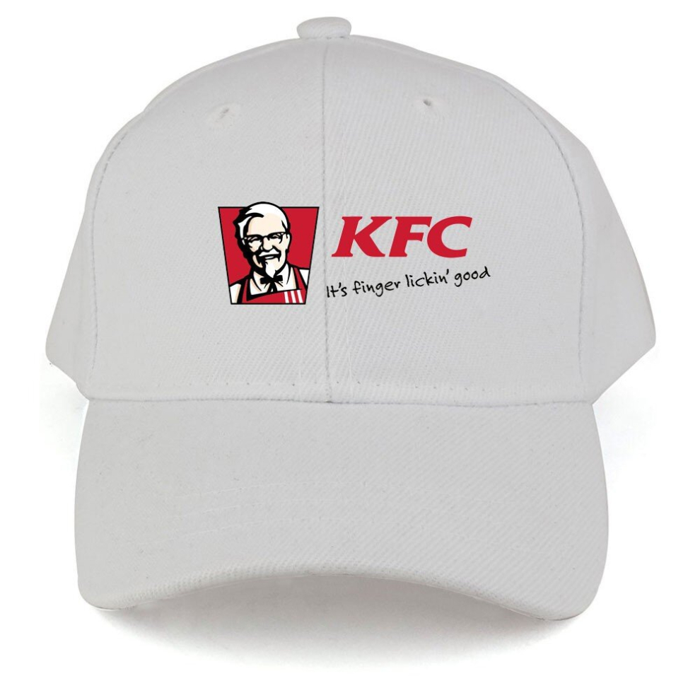 (One Size, white) NEW KFC Logo Hat Cap Unisex Men Women Cap Baseball Cap Sports Cap