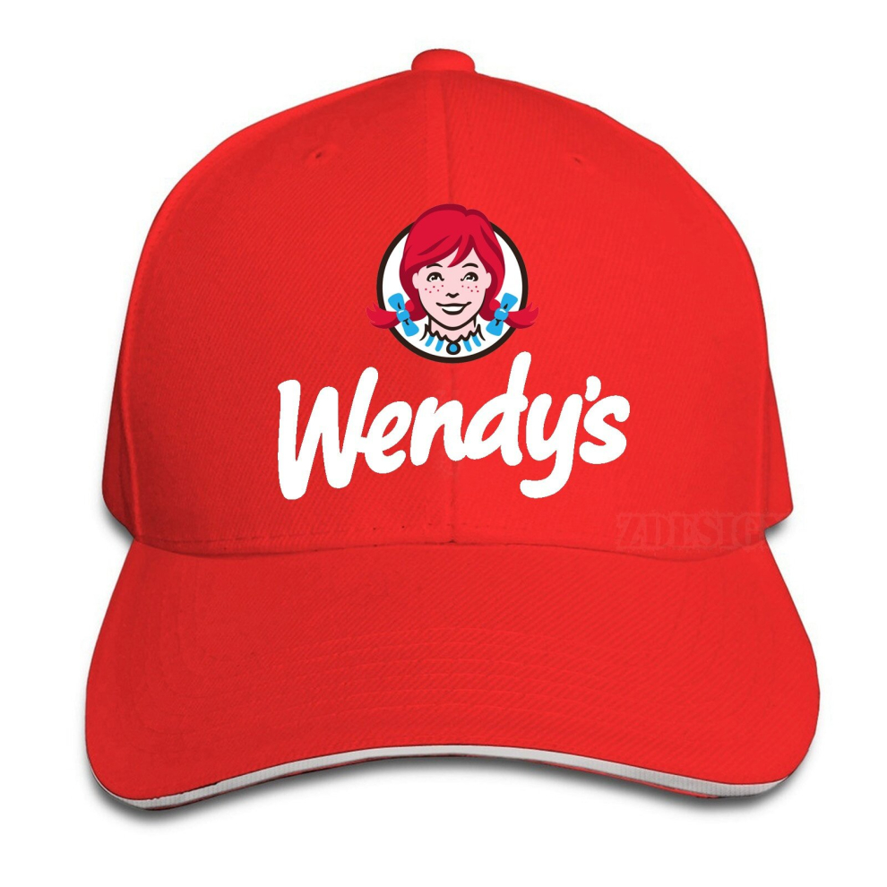 (One Size, red) Wendy's Caps Hats Unisex Hats Men Hats Women Hats Youth Hats Cotton Caps Baseball Caps Golf Hats Sports Cap Outdoors Cap Snapback Hat Fashion Headgear