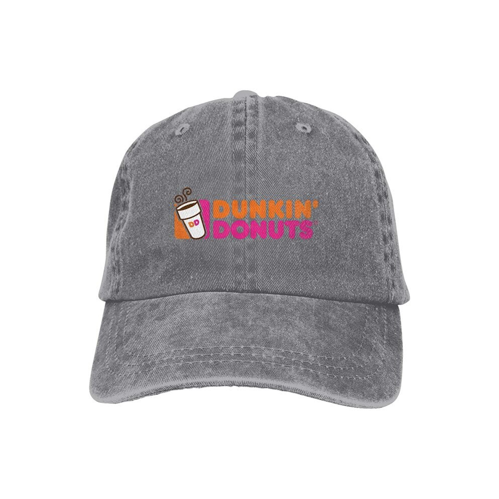 Spxubz (One Size, ) Dunkin Donuts Baseball Caps Mens Womens Camping Adult Adjustable Trucker Dad Hats Cowboy Hat Grey