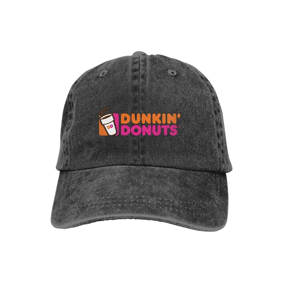 Spxubz (One Size, ) Dunkin Donuts Baseball Caps Mens Womens Camping Adult Adjustable Trucker Dad Hats Cowboy Hat Black