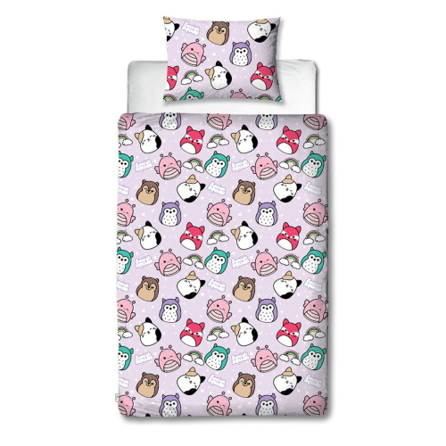 Squishmallows Squishmallows Bright Single Duvet Cover and Pillowcase Set 1