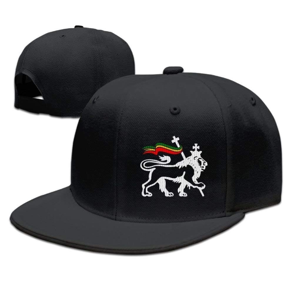 Spxubz (One Size, ) Rasta Lion Of Judah Plain Baseball Cap Hip-Pop Sport Hat Black
