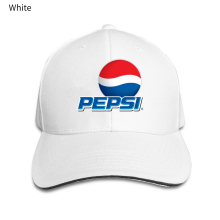(One Size, white) Pepsi Graphic Unique Baseball Hat. Elegant Sports Cap Creative Golf Cap Men's and Women's Couple Hat