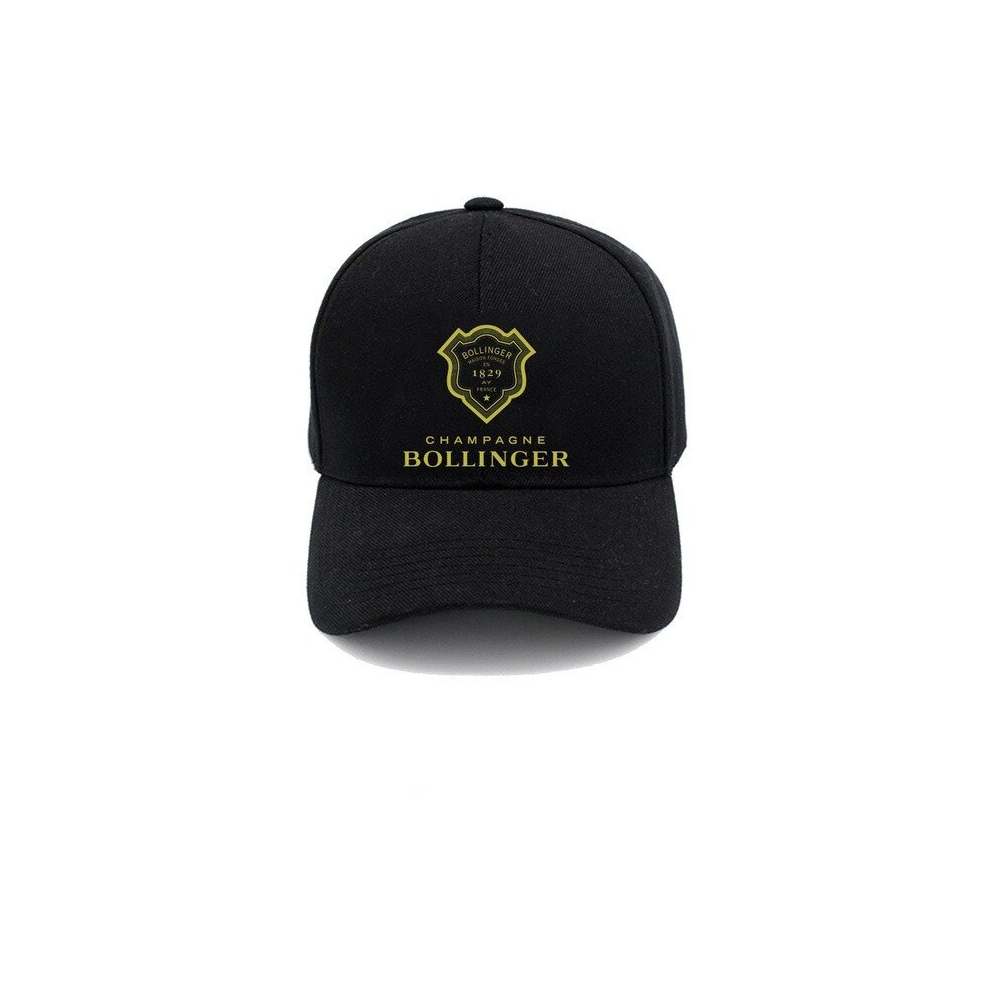 Spxubz Bollinger Champagne Solid Summer Cap Branded Baseball Cap Men Women Dad Cap Bone Snapback Hats Black