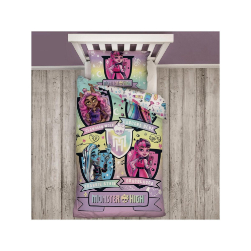 Monster High Monster High Fierce Gradient Single Duvet and Pillowcase Set 2